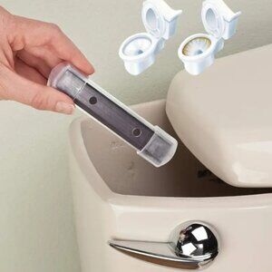 Magnetic Toilet Bowl/Tank Cleaner - 2 Pack - Chemical/Scent‎ Free and Pet Safe